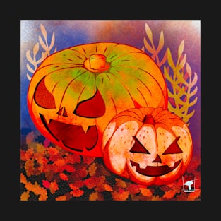 Halloween pumpkins - nature T-Shirt