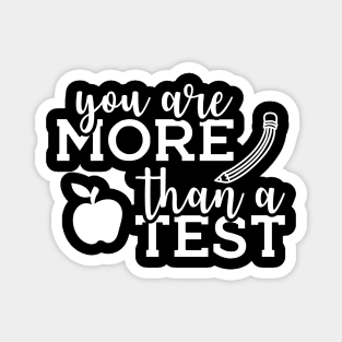 Teacher - You are more than a test Magnet