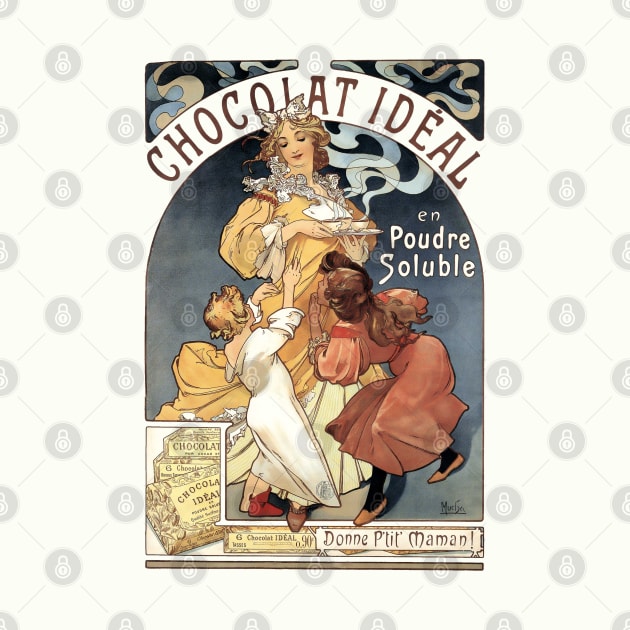 Art Nouveau Poster for Chocolate Ideal by UndiscoveredWonders