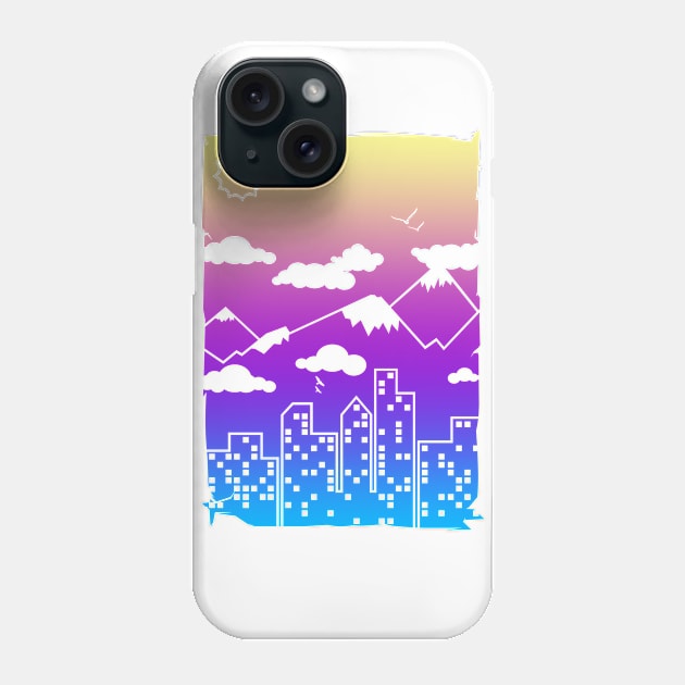 Faded Cut Phone Case by AngoldArts