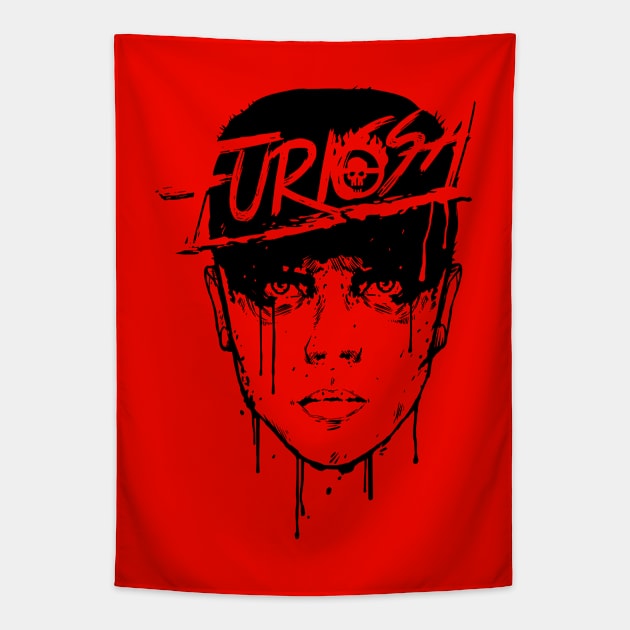 Furiosa v.3 Tapestry by demonigote