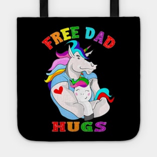 Free Dad Hugs LGBT Gay Pride Tote