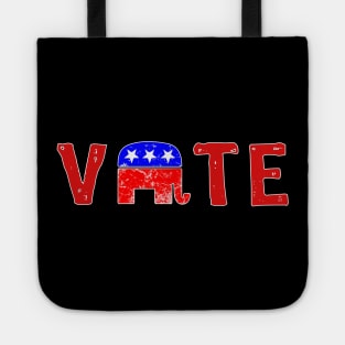 Republican Vote Vintage Elephant Tote