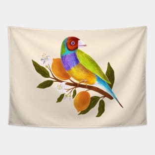 Gouldian Finch Tapestry