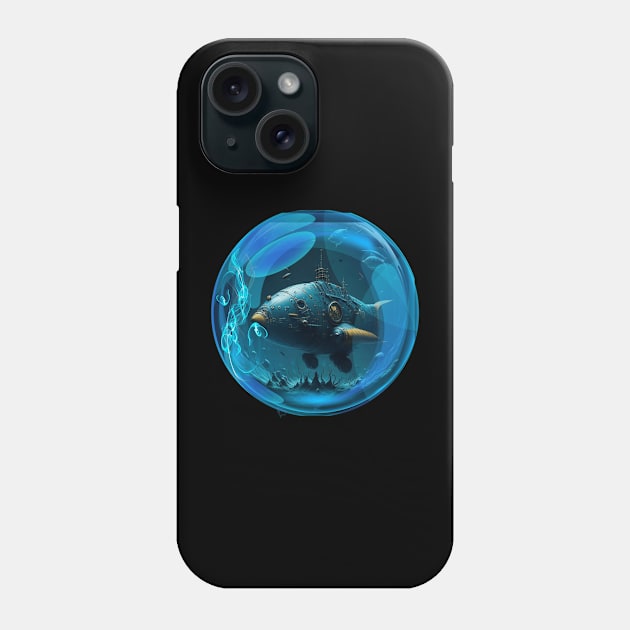 Fish in the bubble Phone Case by  Sunrise Podium 