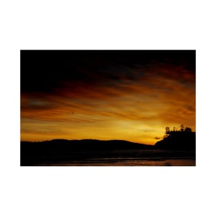 Sunset Long Beach Tofino Vancouver Island Canada T-Shirt