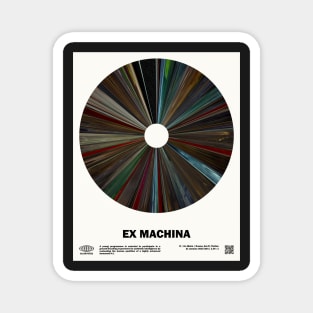 minimal_Ex Machina Warp Movie Magnet