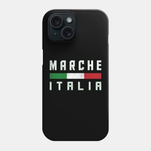 Marche / Italian Region Typography Design Phone Case