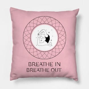 Breathe In Breathe Out | Yoga Tee Pillow