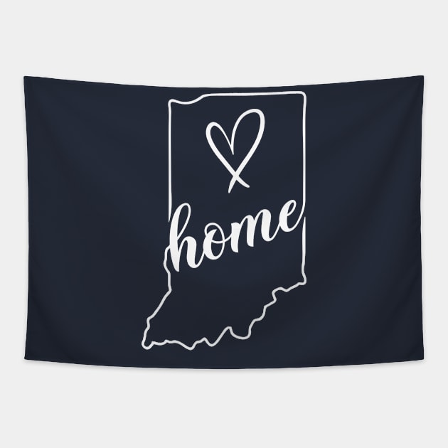 heart in Indiana Tapestry by INpressMerch