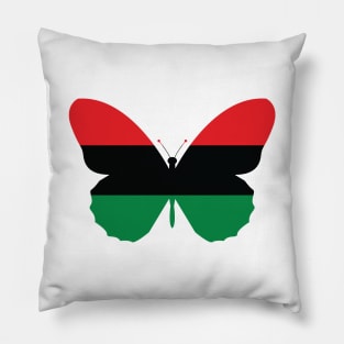 Black Liberation Butterfly Pillow