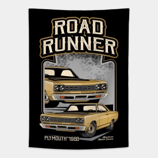 1968 Road Runner Muscle Car Tapestry