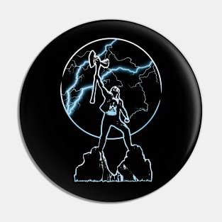 Thunder God Pin