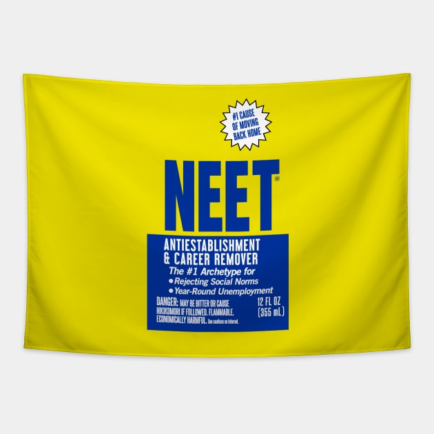 NEET Antiestablishment & Career Remover Tapestry by merimeaux