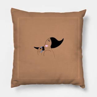 Lady with the Hat Pillow