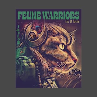 FELINE WARRIORS in 8 bits T-Shirt