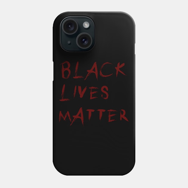 BlackLivesMatter Red Phone Case by mobilmogok99