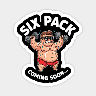 Six Pack Coming Soon Magnet