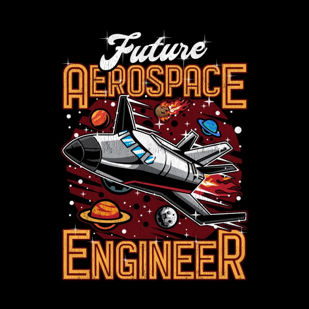 Future Aerospace Engineer Spaceship Obsessed Kid by theperfectpresents