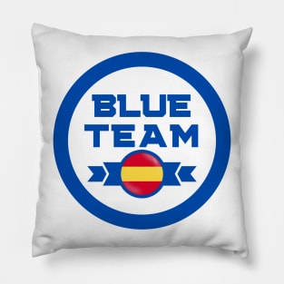 Cybersecurity Blue Team Spain Gamification Badge CTF Pillow