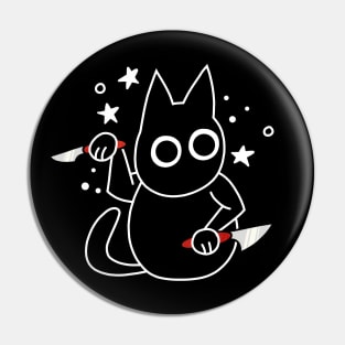 Black Cat's Knives Pin