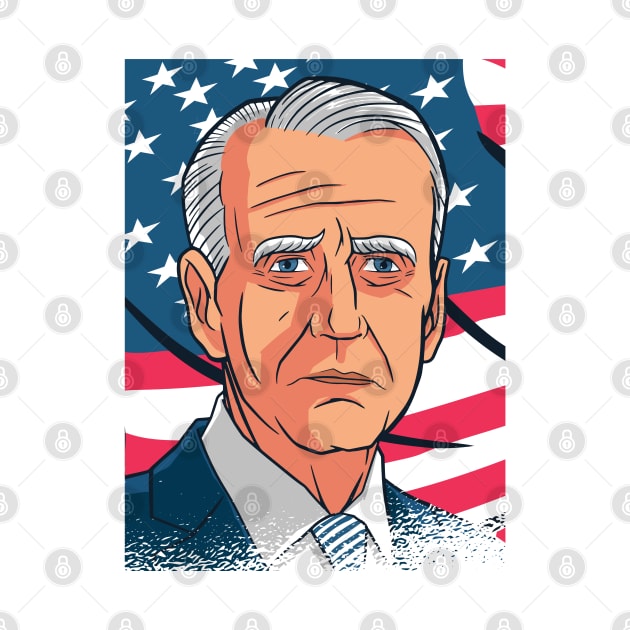 Joe Biden Portrait by Printroof
