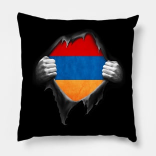 Armenia Flag Armenian Roots DNA Pride Gift Pillow