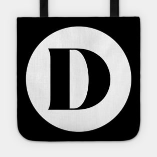 D (Letter Initial Monogram) Tote