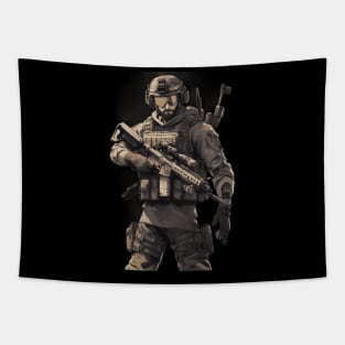 Tactical Soldier Tapestry