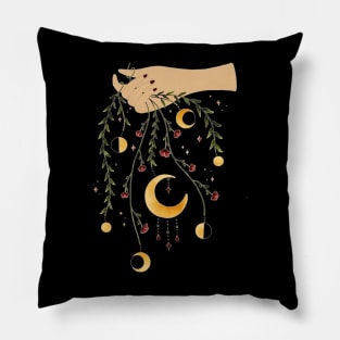 moon flower Pillow