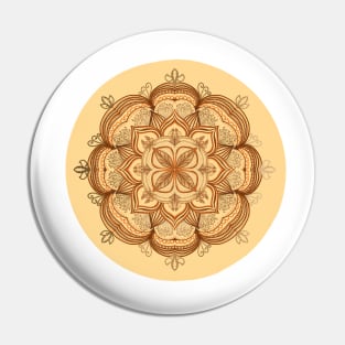 Autumn Mandala Pin