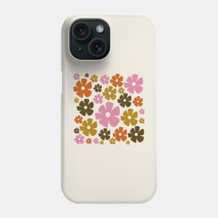 70s floral abstract Phone Case