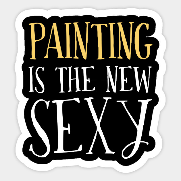 Gifts For Painting Lovers Painting Sticker Teepublic
