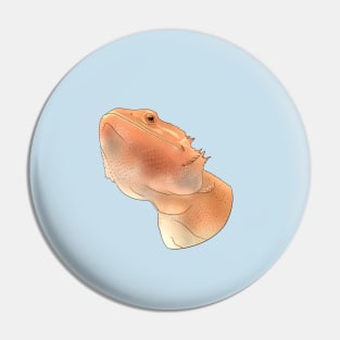 Calcifer the Bearded Dragon Pin