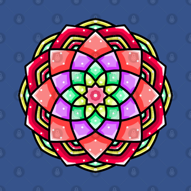 Disover Mandala design flowers vector - Mandala Flower - T-Shirt