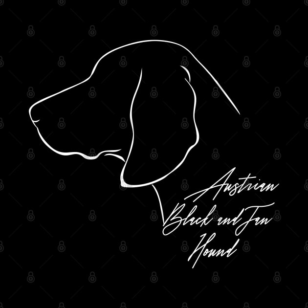 Proud Austrian Black and Tan Hound profile dog lover by wilsigns