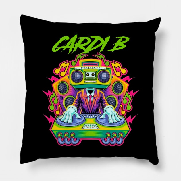 CARDI B RAPPER Pillow by Tronjoannn-maha asyik 