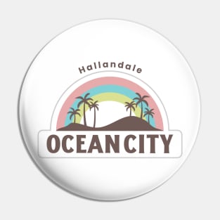 Hallandale Beach Ocean City Pin