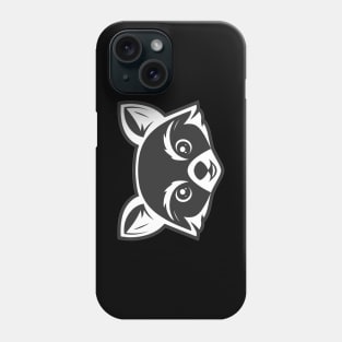 Cute Face of a Raccoon Animal Phone Case