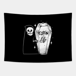 Coffin is life Tapestry