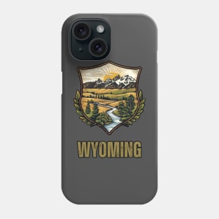 Wyoming State USA Phone Case