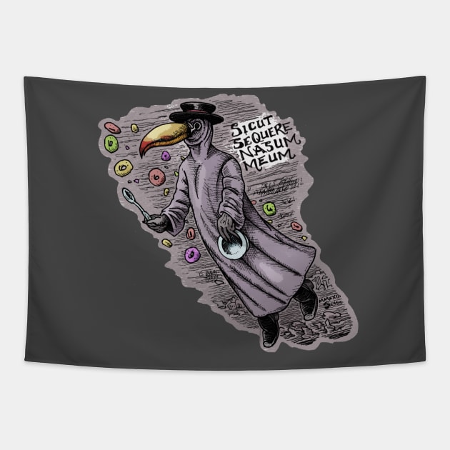 Plague Loops Tapestry by Froobius