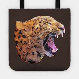 roaring leopard Tote