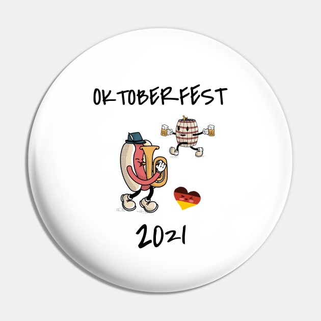 Oktoberfest 2021 German Beer Festival Pin by FelippaFelder