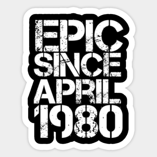 40th Birthday Decorations For Men Stickers Teepublic Uk