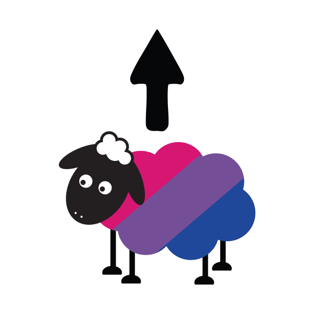 Bisexual Sheep Of The Family LGBT Pride by ProudToBeHomo