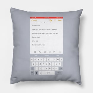 Don't Miss It Pillow