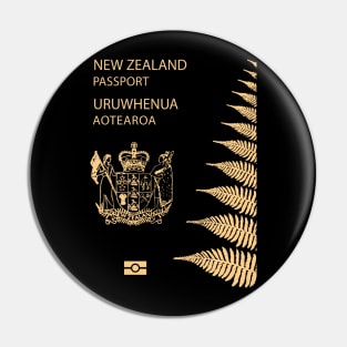 New Zealand passport Pin