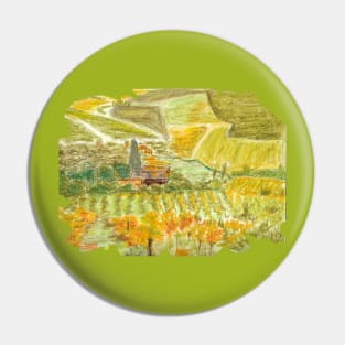 Tuscan landscape Pin