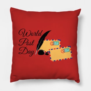 World Post Day Pillow